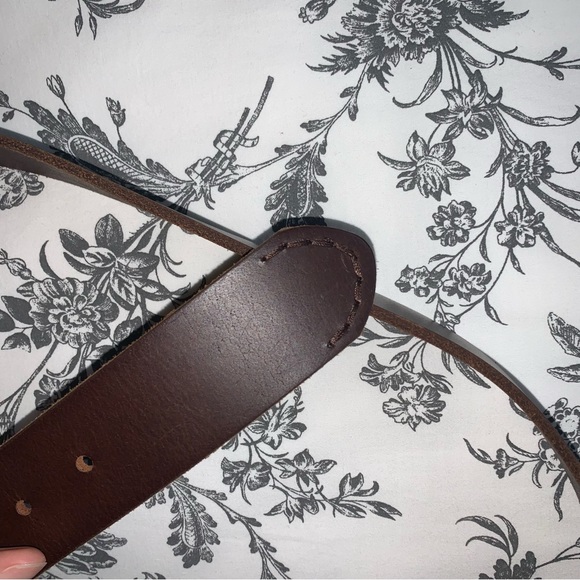 Fossil brown leather belt - Picture 5 of 5